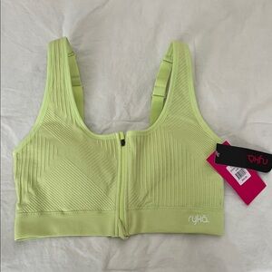 Ryka Neon Yellow Sports Bra